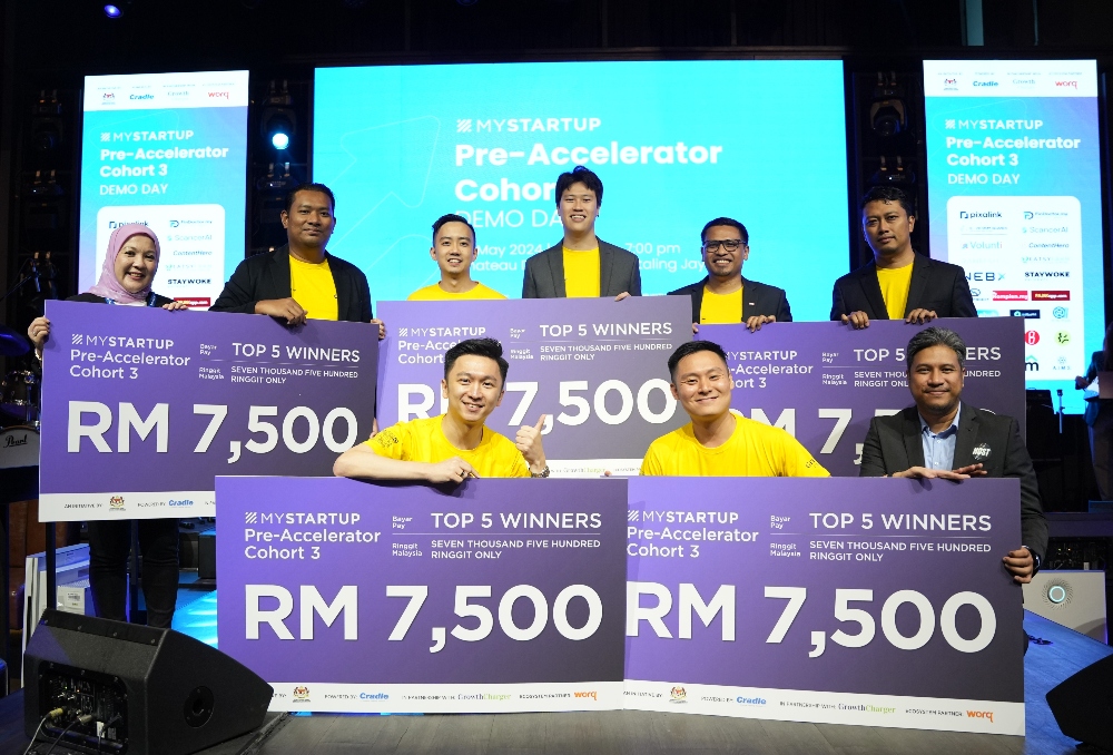 Winners from the MyStartup Pre-Accelerator Cohort 3